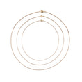 Charger l'image dans la visionneuse de la galerie, Chaîne forçat diamantée or 40 cm 18 carats