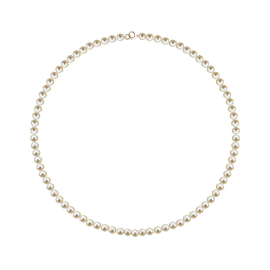 White pearl necklace 42cm