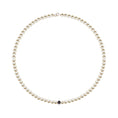Charger l'image dans la visionneuse de la galerie, Collier perles blanches et noire 42cm