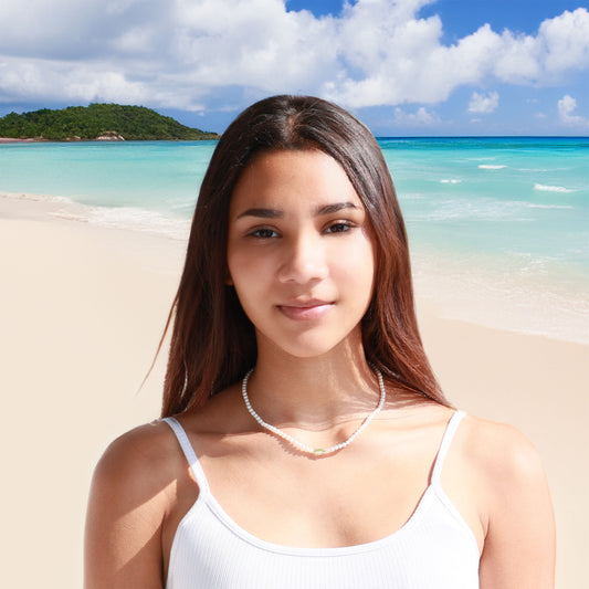 Royal Green Lagoon Pearl Necklace