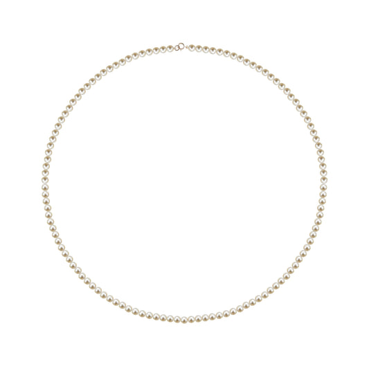 White pearl necklace 50 cm