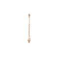 Load image into Gallery viewer, Single earring Le Mini Joyau 18-carat rose gold and diamonds
