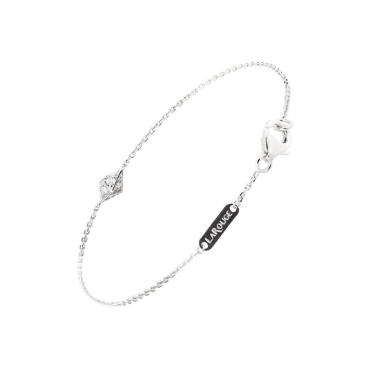 Le Mini Joyau bracelet in 18-carat white gold and diamonds