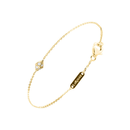 Le Mini Joyau bracelet in 18-carat yellow gold and diamonds