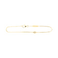 Charger l'image dans la visionneuse de la galerie, Bracelet Le Mini Joyau or jaune 18 carats et diamants