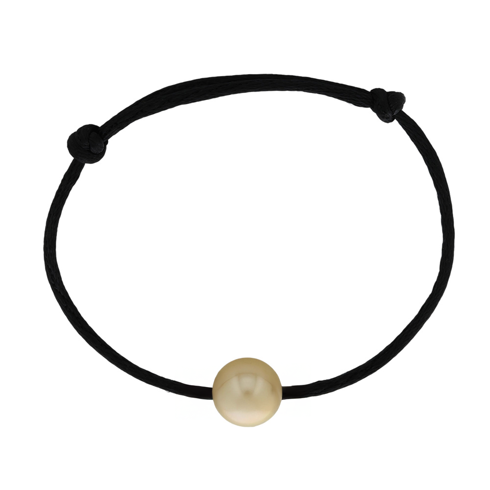 Bracelet perle dorée
