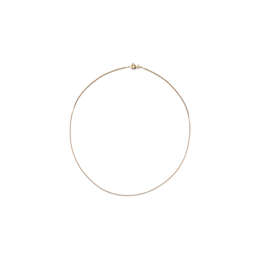 40 cm 18 carat gold diamond curb chain