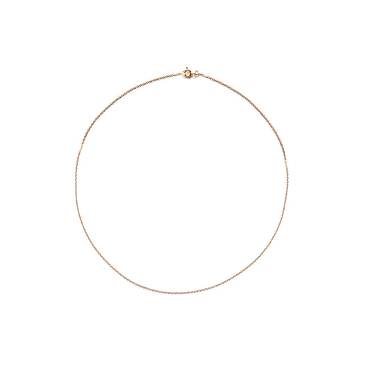 50 cm 18 carat gold diamond curb chain