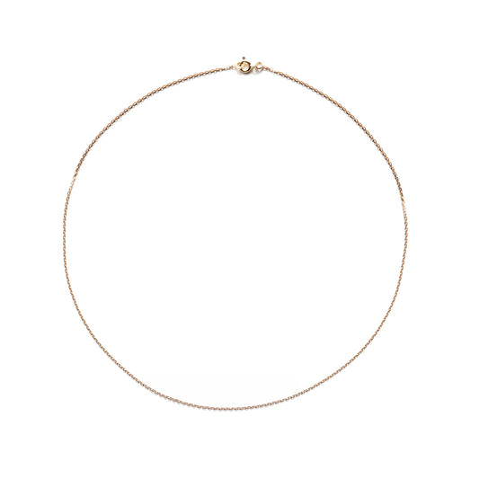 60 cm 18 carat gold diamond curb chain