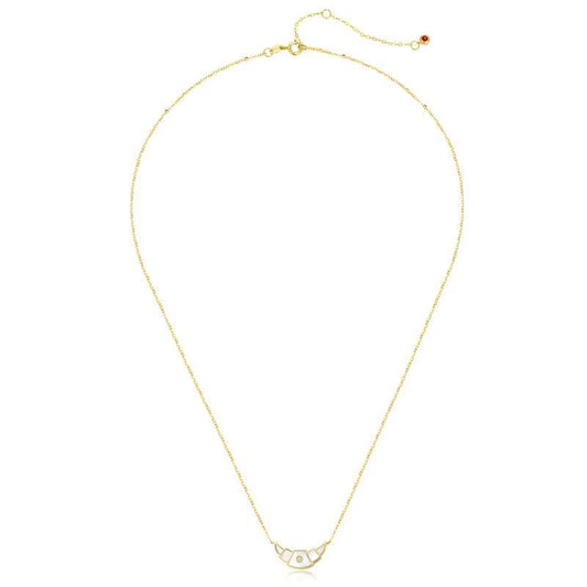 Gold Crescent Necklace