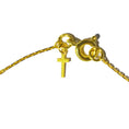 Charger l'image dans la visionneuse de la galerie, Bracelet double croix céleste diamants