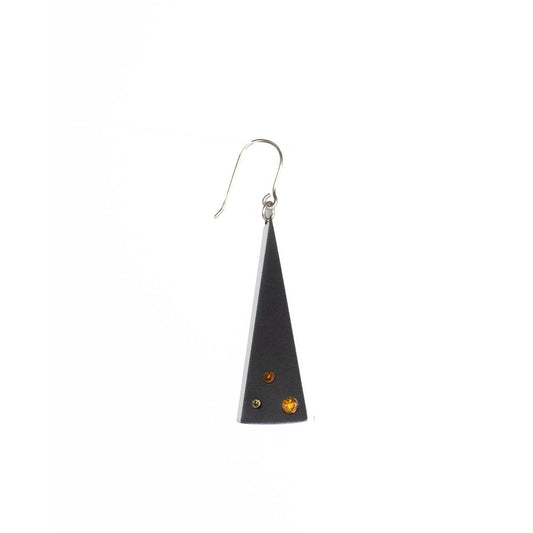 Orange Celeste Mono Earring