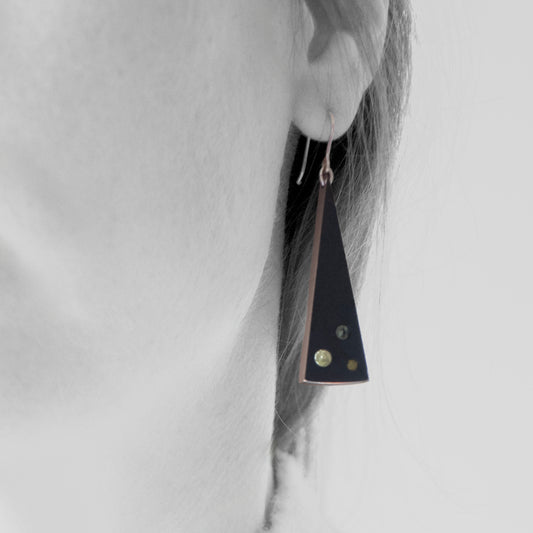 Single Blue Celestial Earring