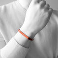 Charger l'image dans la visionneuse de la galerie, Bracelet H diamant et aluminium marron M losange