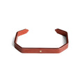 Charger l'image dans la visionneuse de la galerie, Bracelet H diamant et aluminium marron M losange