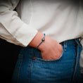 Charger l'image dans la visionneuse de la galerie, Bracelet Dooble perle bleutée