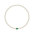 Charger l'image dans la visionneuse de la galerie, Collier Perles Lagon Emeraude Royal