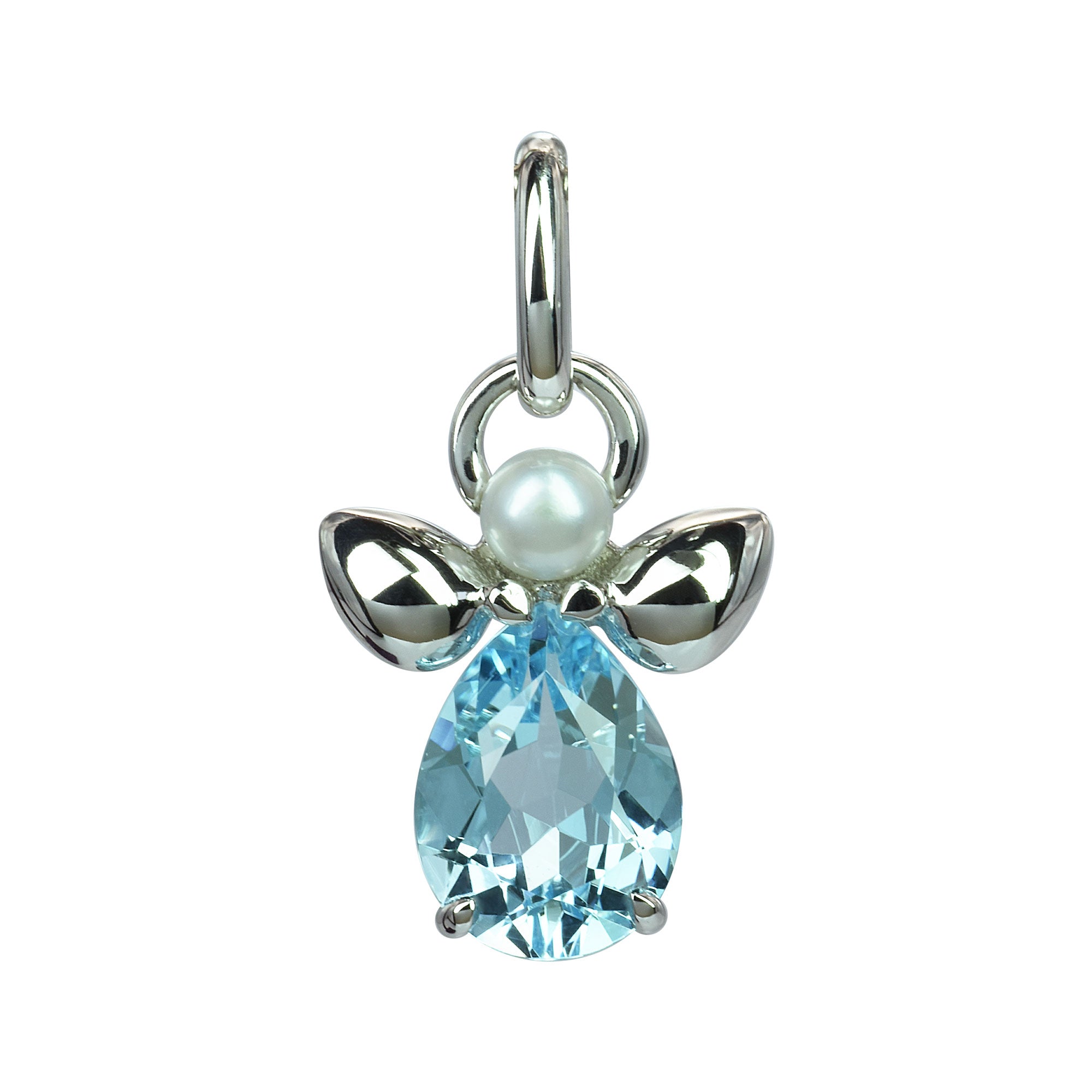 Eiael Angel pendant white gold