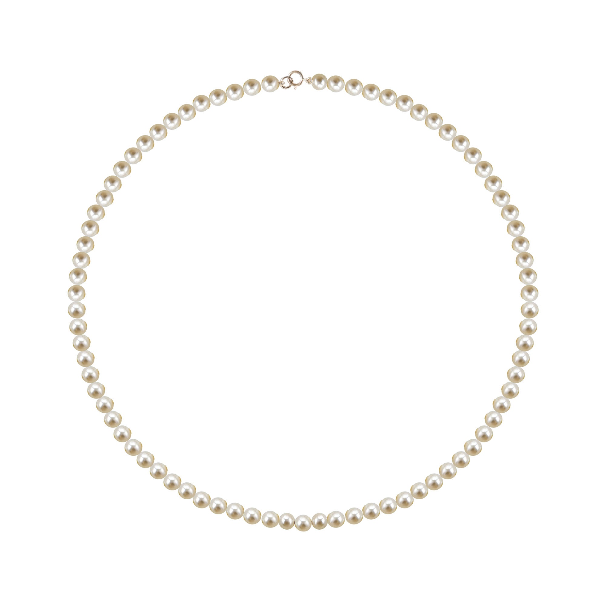 White pearl necklace 42cm 