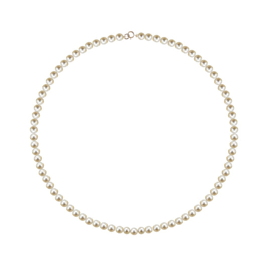 White pearl necklace 42cm 