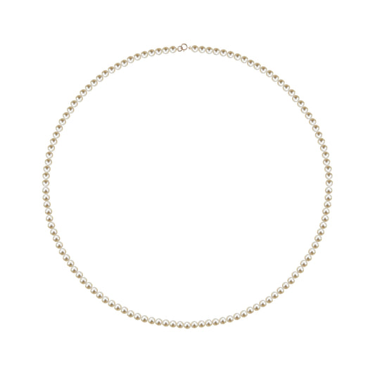 White pearl necklace 50 cm 