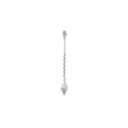 Load image into Gallery viewer, Mono boucle d'oreille Le Mini Joyau or gris 18 carats et diamants
