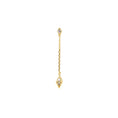 Load image into Gallery viewer, Mono boucle d'oreille Le Mini Joyau or jaune 18 carats et diamants
