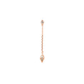 Load image into Gallery viewer, Mono boucle d'oreille Le Mini Joyau or rose 18 carats et diamants
