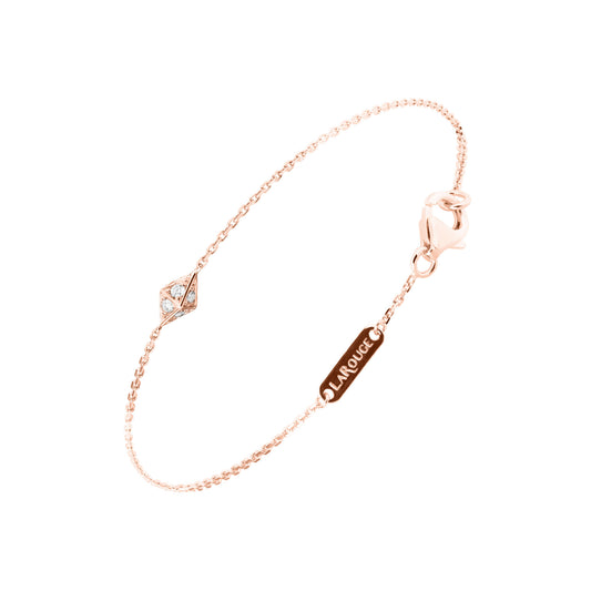 Bracelet Le Mini Joyau or rose 18 carats et diamants