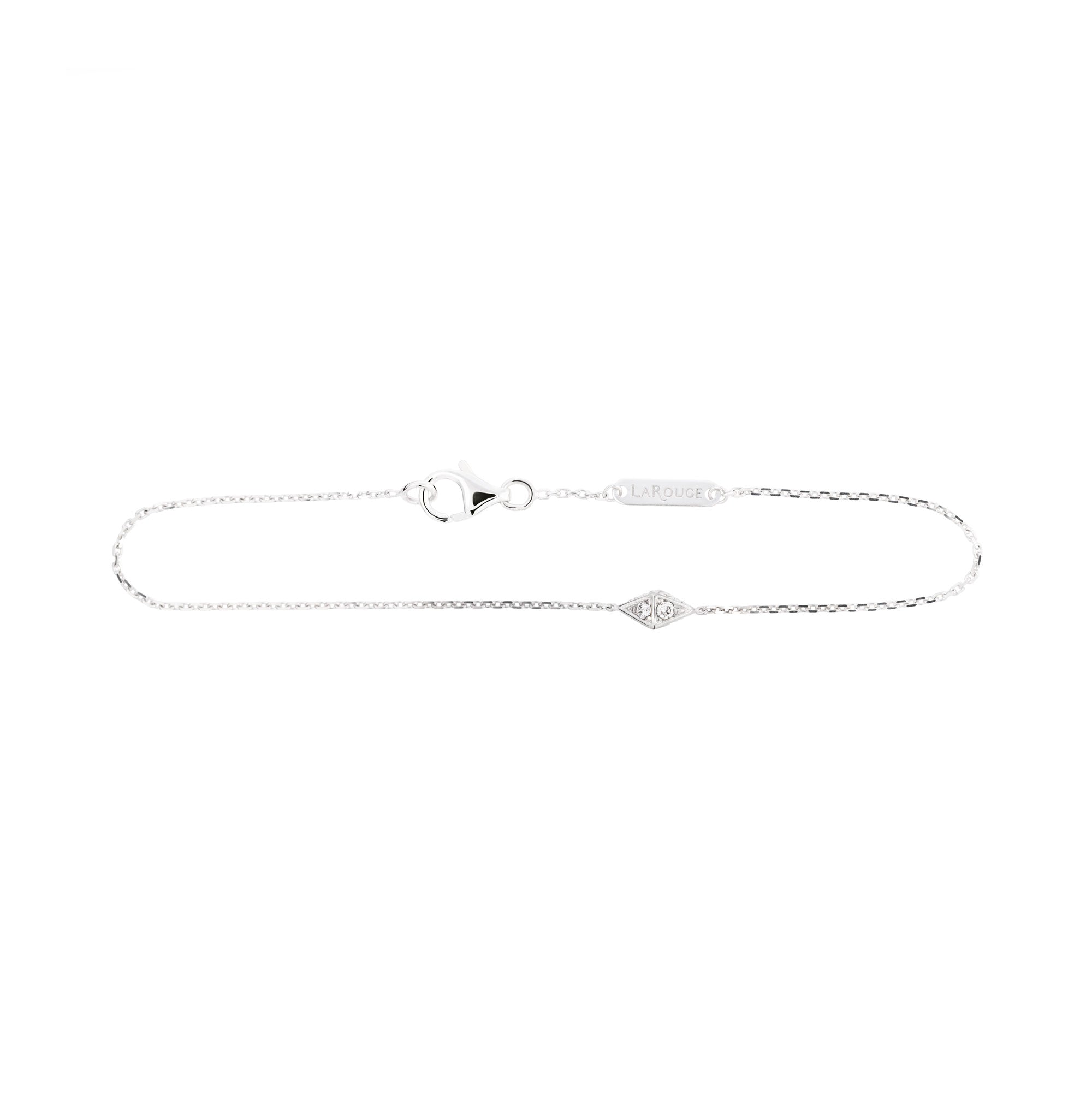 Bracelet Le Mini Joyau or gris 18 carats et diamants