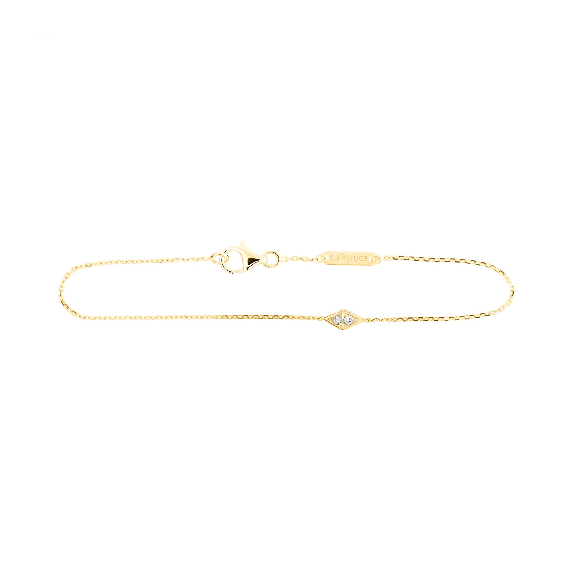 Bracelet Le Mini Joyau or jaune 18 carats et diamants