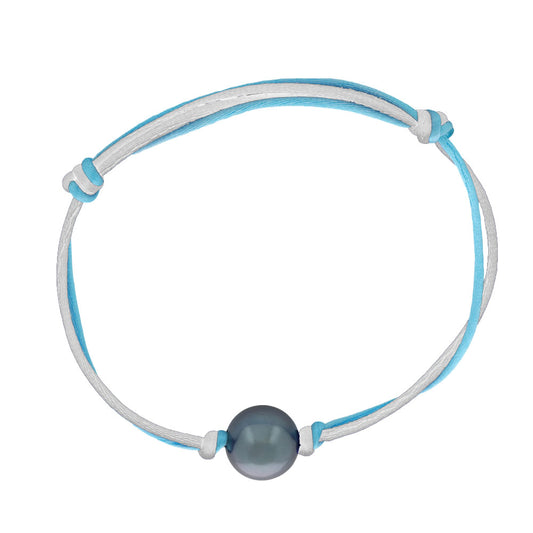 Dooble blue pearl bracelet