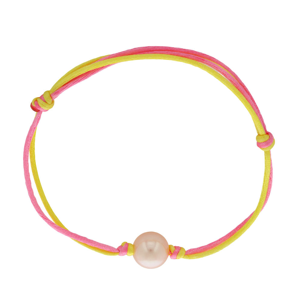 Dooble pink pearl bracelet