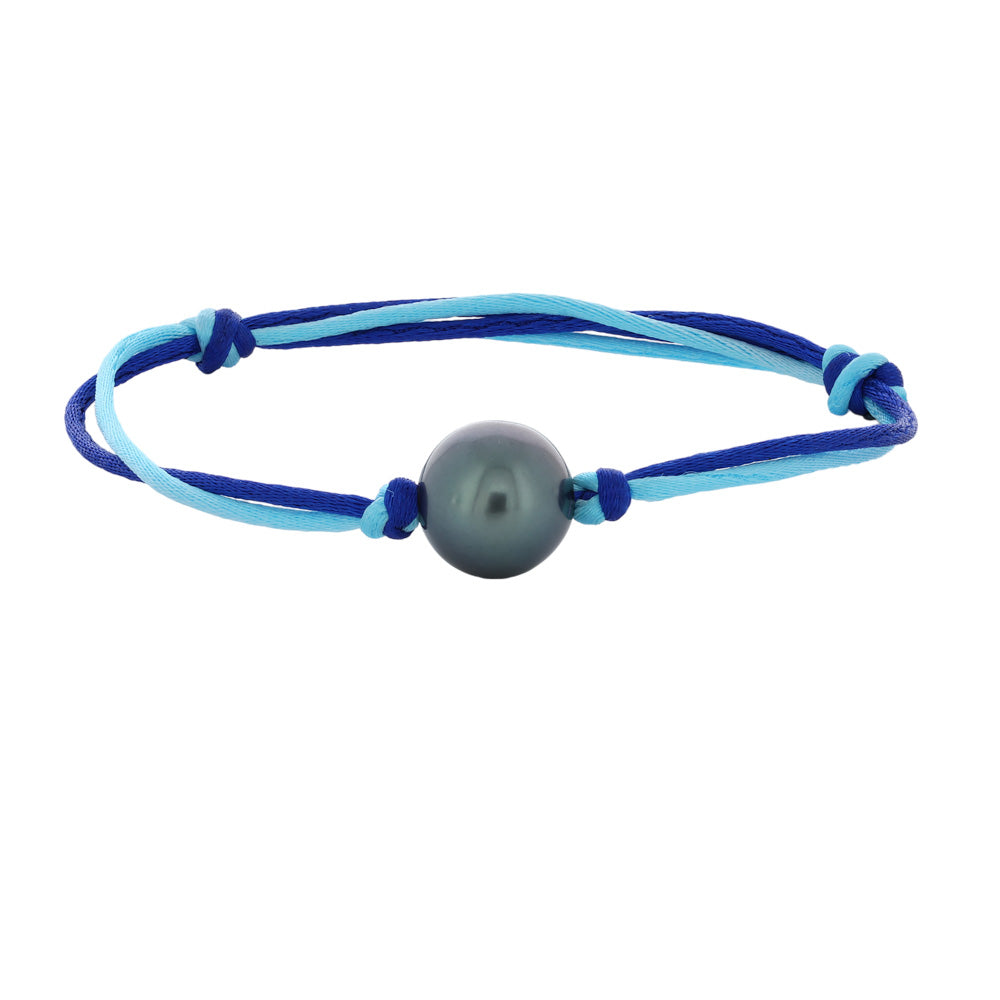 Dooble blue pearl bracelet