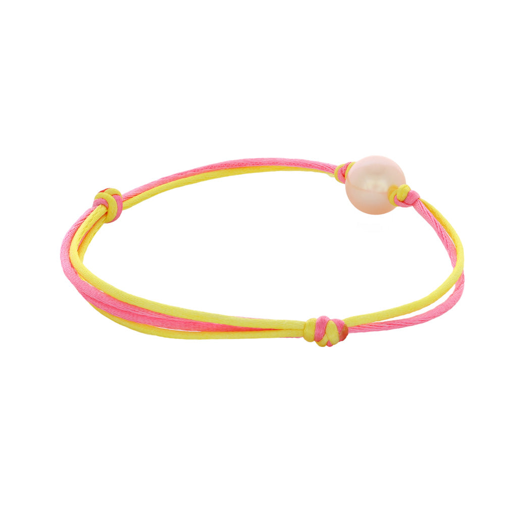 Dooble pink pearl bracelet