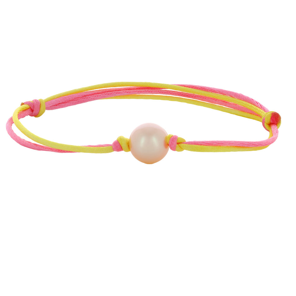 Dooble pink pearl bracelet