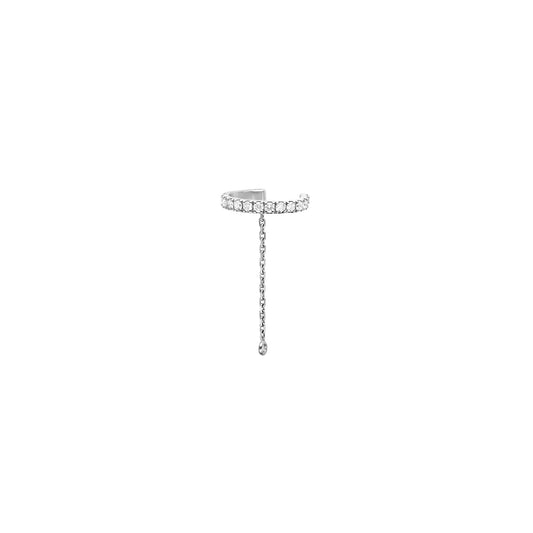 Ear cuff Iris Liberty or blanc