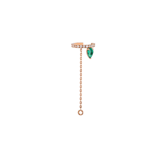 Ear cuff Iris Spring or rose