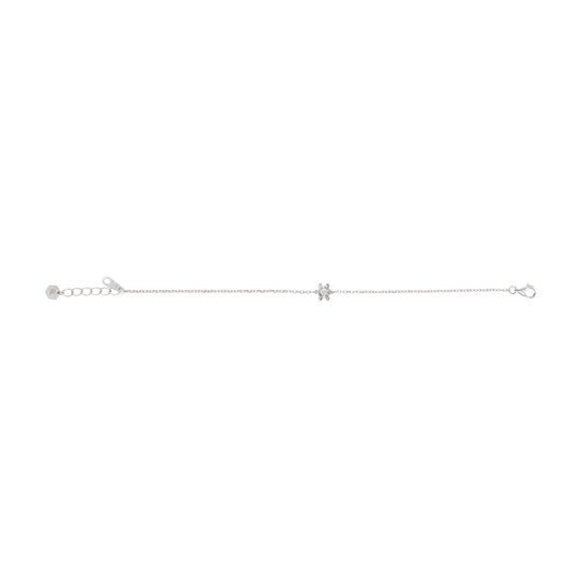 Bracelet quartz argent et diamant