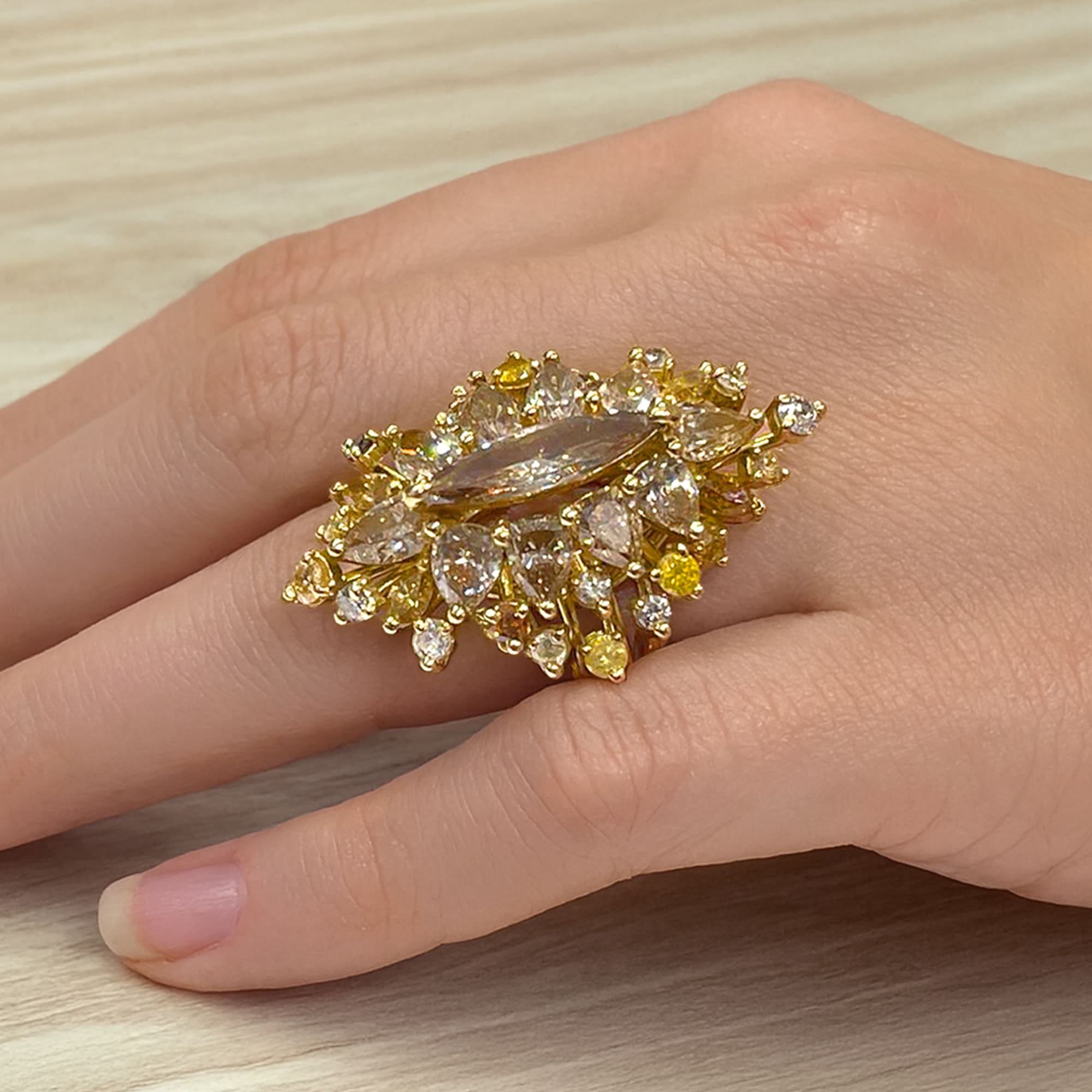 Bague Marquise Heliodora