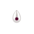 Load image into Gallery viewer, Philia mono earring set with a pink sapphire
