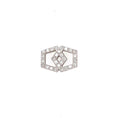 Charger l'image dans la visionneuse de la galerie, Mono Boucle d'Oreille Tamara - Diamants & or blanc 18 carats
