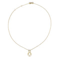 Load image into Gallery viewer, Yellow gold balance necklace
