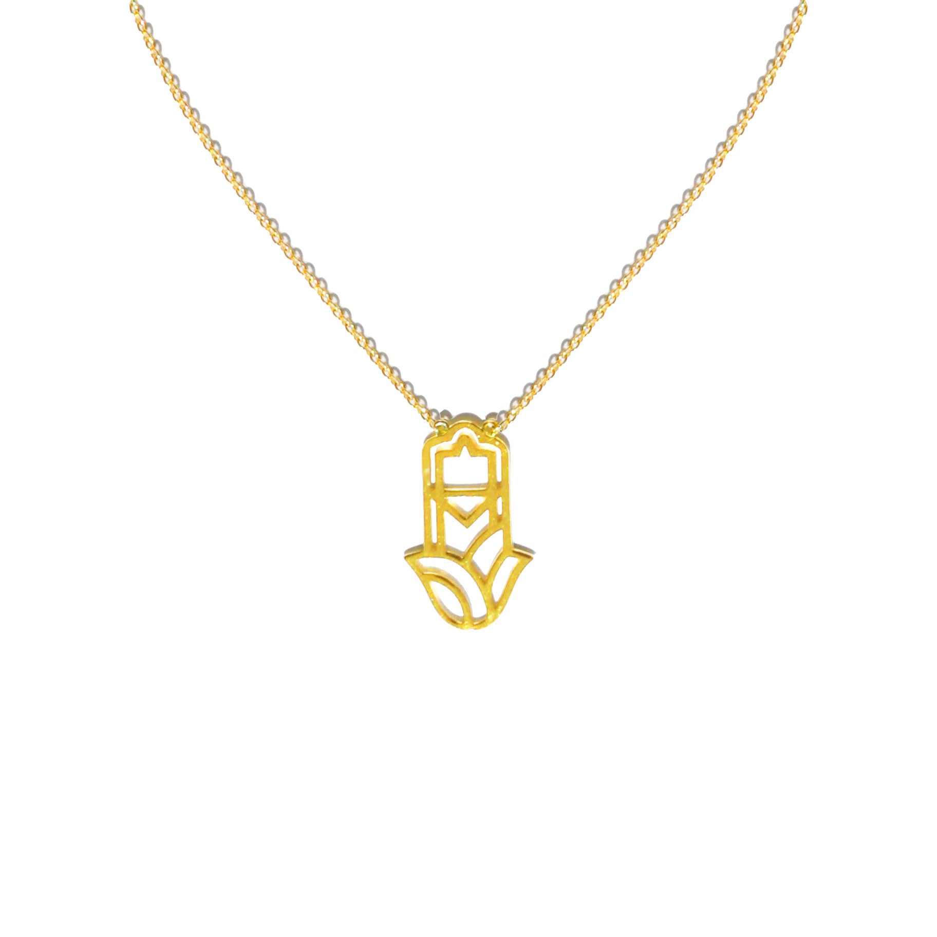 Serenity necklace yellow gold