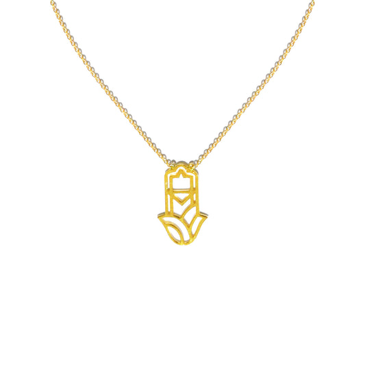 Serenity necklace yellow gold