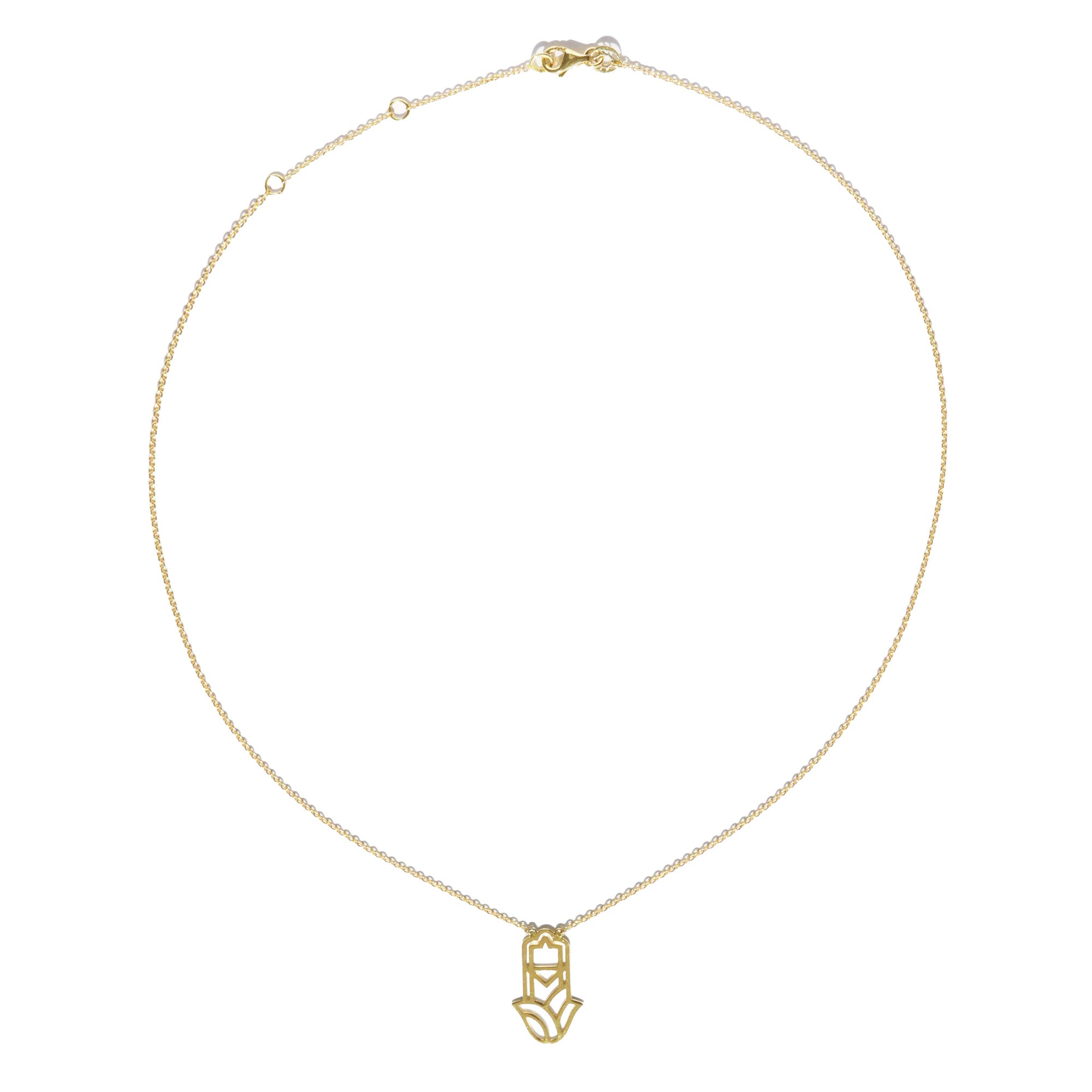 Serenity necklace yellow gold