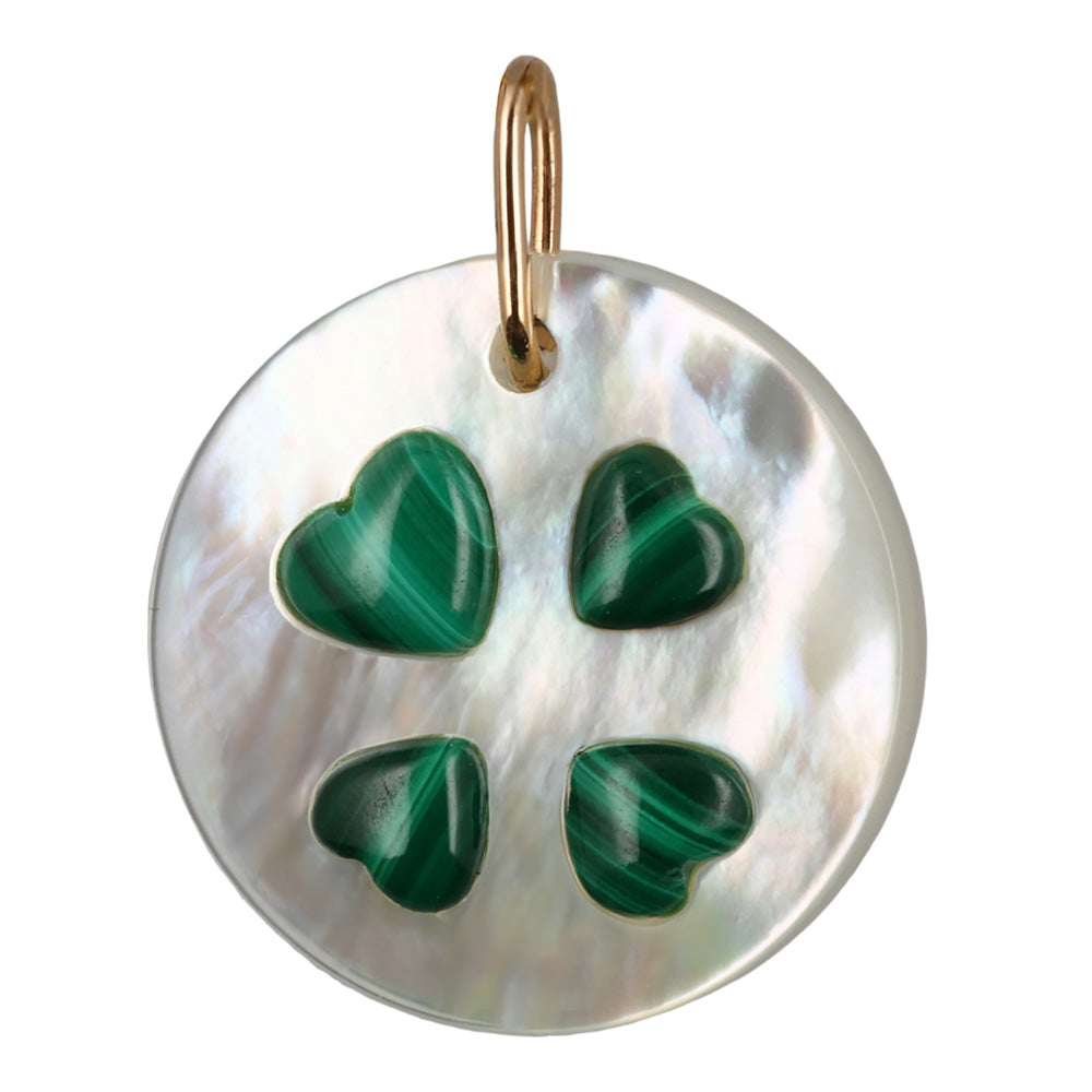 4 Heart Clover Necklace